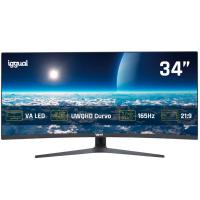 iggual IGG319543 34 pulgadas UWQHD VA 165Hz 1ms FreeSync Curvo
