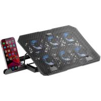 Mars Gaming MNBC23 Refrigeradora Con Ventiladores Y Soporte Smartphone Para Portátiles 16 pulgadas Negro