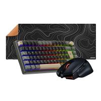 Royal Kludge RKM75 ISO-ES + Powercolor Alphyn AM10 + Phoenix Stratos Cuero 90x 40cm Negro