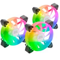 Mars Gaming MF-3A ARGB 120mm Triple Pack Negro