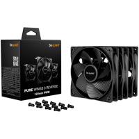 be quiet! Pure Wings 3 120mm Reverse Triple Pack Negro