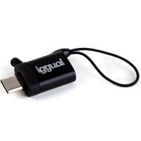 iggual USB OTG Tipo C A USB-A 3.1 Negro