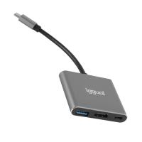 iggual Tipo C 3 En 1 HDMI USB3.0 PD100W