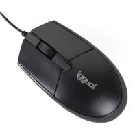 Ratón iggual COM-BASIC3 800Dpi Óptico Negro