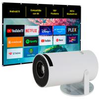 iggual Mini Proyector + Pantalla 100 pulgadas Plegable