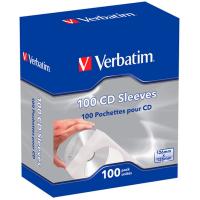 Verbatim Con Ventana Transparente Para CD/DVD 100u
