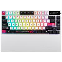Asus ROG Azoth X ANSI RGB Switch Snow V2 Wireless Negro, Blanco