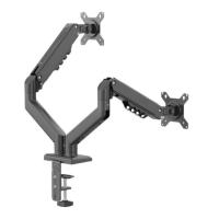 Nilox Brazo Articulado Doble Monitor 15 pulgadas/32 pulgadas Negro