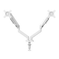 Nilox Brazo 2 Monitores Hasta 32 pulgadas Blanco