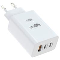 iggual Triple USB-A + 2 x Tipo C GaN 65W