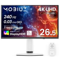 BenQ MOBIUZ EX271UZ 27 pulgadas UHD 4K QD-OLED Gen4 240Hz 0.03ms HDR AMD FreeSync Premium Pro