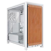 Corsair FRAME 4000D Wood RS Blanco