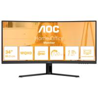AOC Home Office CU34B3E 34 pulgadas WQHD VA 120Hz 4ms Curvo