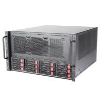 SilverStone RM61-312 12-Bahías 6U Negro