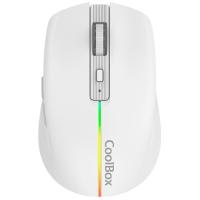 Coolbox Gaming W01 1600 Dpi 72g Wireless RGB Blanco