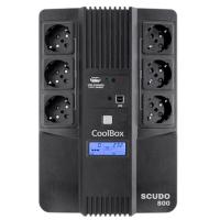Coolbox SCUDO3 800VA 480W Con Pantalla LCD
