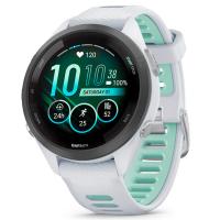 Garmin Forerunner 265 42mm Negro Carcasa Blanca y Correa Silicona Blanca / Verde