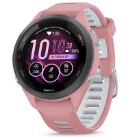 Garmin Forerunner 265 42mm Negro Con Carcasa En Rosa Y Correa De Silicona Rosa / Gris