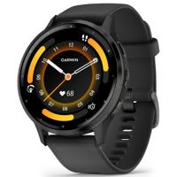 Garmin Venu 3 45mm Acero Negro Con Correa Negra