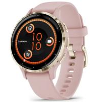 Smartwatch Garmin Venu 3S 41mm Acero Beige Gold Con Caja Y Correa Rosa Gold
