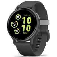 Smartwatch Garmin Vívoactive 5 42mm Aluminio Negro Con Caja Y Correa