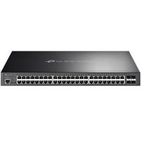 TP-Link Omada SG3452XP Gestionable L2+ Gigabit 48 Puertos PoE+ Montable En Rack Negro