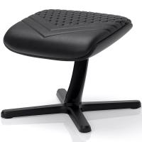 noblechairs Footrest V2 Real Leather Cuero Real Negro