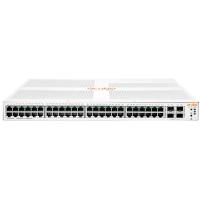 Aruba Instant On 1930 48G Class 4 PoE 4SFP/SFP+ 370W 48 Puertos, 4 Puertos 10GbE SFP+ Blanco/Gris