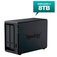 Synology DiskStation DS725+ 2 Bahías AMD Ryzen R1600 4GB 2.5GbE USB 3.2