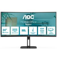 AOC Profesional CU34V5C/BK 34 pulgadas WQHD VA 100Hz 1ms AMD FreeSync Curvo