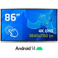 iggual Interactiva ORCHID 86 pulgadas 4K UHD DLED 4GB 32GB Android 14 Negro