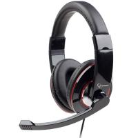 Gembird MHS-U-001 Estéreo USB Con Micrófono Negro Brillante
