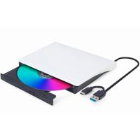 Gembird DVD-USB-031-BW Lector Y Grabador De CD/DVD Externo USB-C Blanco