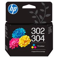 HP B7RT6AE 302 / 304 Tricolor 100 Páginas