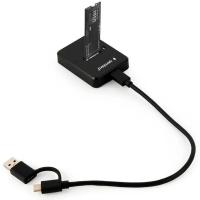 Gembird DD-U3M2 Docking Station M.2 NVMe Y SATA USB 3.2 Gen 2 Tipo C