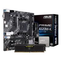 Asus A520M-K + AMD 5700X + Corsair 2x16GB 3200Mhz