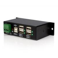 Adaptador Startech HUB Ladrón USB 2.0 4 Puertos Reforzado Industrial con Alimentación