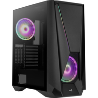 Aerocool Visor RGB Cristal Templado / Negro - Caja/Torre