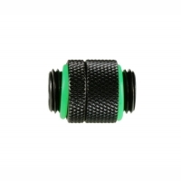 Bitspower Adaptador 2x G1/4 pulgadas - rotable - Matt Black