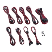 CableMod PRO ModMesh C-Series AXi/HXi/RM Carbón/Rojo - Kit Cables