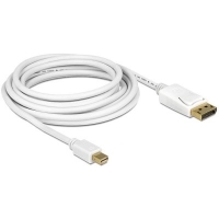 Delock Mini Displayport Macho>Disp. Macho 3m Blanco - Cable