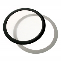 DEMCiflex 22,5 cm Negro/Blanco - Rejilla