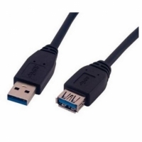 Equip 128399 Conectores Macho/Hembra USB3.0 3m Negro - Cable USB