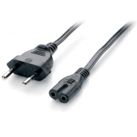 Equip Conector IEC C7 a 2 PIN 1.8m - Cable Alimentación