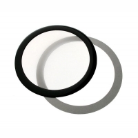 Filtro 14 cm - DEMCiflex Round Dust Filter - black/black