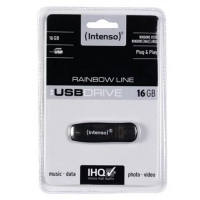 Intenso Rainbow 16GB USB 2.0 Negro