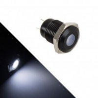 Lamptron SW2004-H 18mm Blanco Versión Negra - Led
