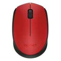 Logitech M171 1000dpi USB 2.0 Rojo/Negro