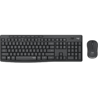 Logitech MK295 Silent Wireless Inalámbricos Negro
