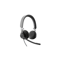 Logitech Zone Wired Graphite Emea Certificación Microsoft Teams